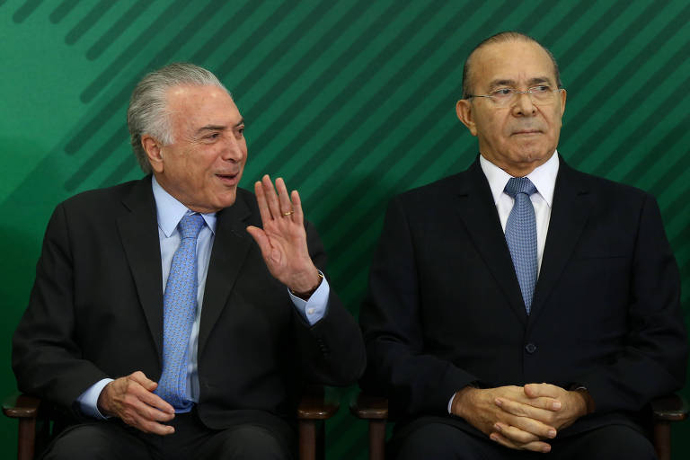 Em 2018, o presidente Michel Temer, ao lado do então ministro Eliseu Padilha (Casa Civil) no Palácio do Planalto
