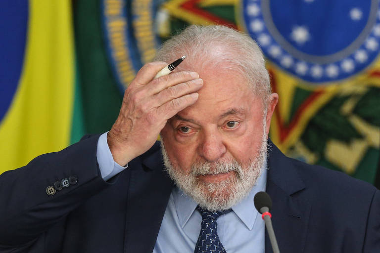 O presidente Luiz Inácio Lula da Silva (PT) durante anúncio de reajuste no repasse do Programa Nacional de Alimentação Escolar (PNAE)