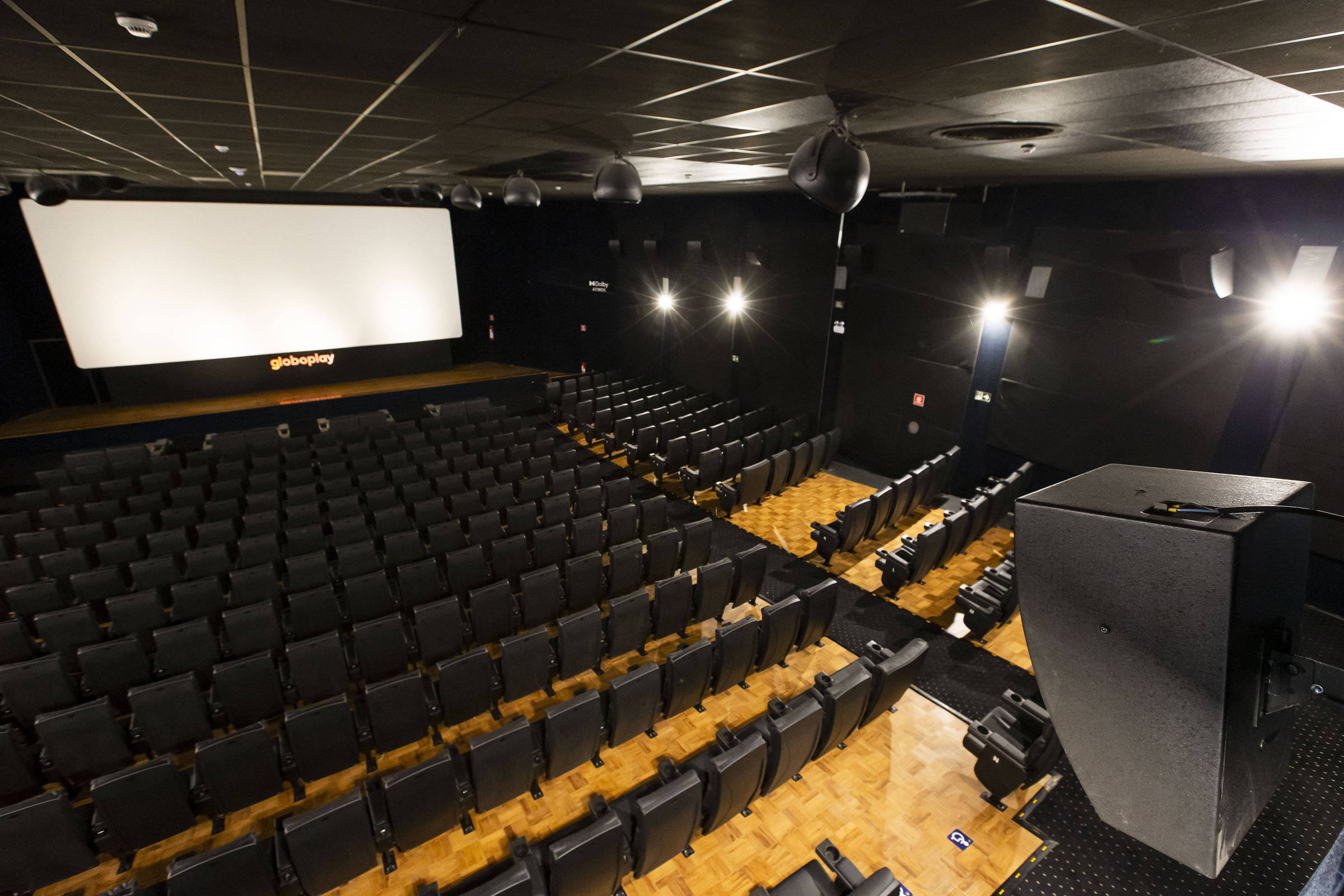 Sala do Cine Marquise com Dolby Atmos tem o melhor sistema de som