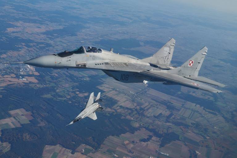 Polônia rompe tabu e vai enviar caças MiG-29 para a Ucrânia