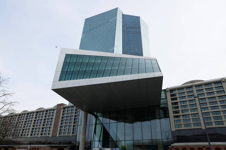 Sede do Banco Central Europeu (BCE) em Frankfurt, na Alemanha 
