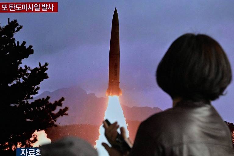 Coreia do Norte lança mais um míssil na direção do mar do Japão