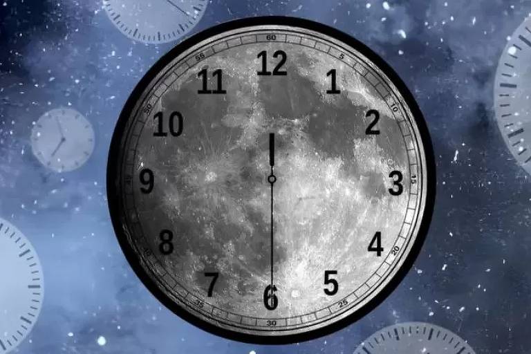 Relógios correm mais rápido na Lua do que na Terra