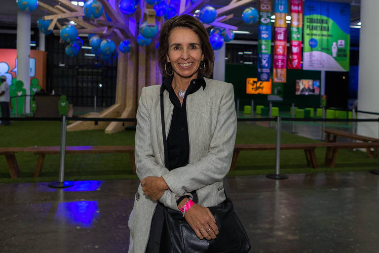 Patricia Audi, CEO do RenovaBR, durante evento no Parque Ibirapuera