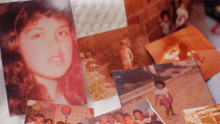 Fotos de Camila Rossafa, que perdeu a vida em um episódio de violência no Jardim Conceição, em Osasco, em 1997