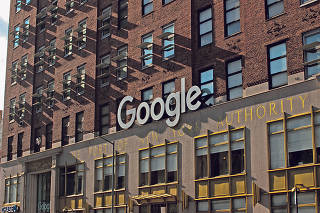 GoogleÕs New York headquarters in Manhattan on Jan. 24, 2023. The company is taking a much more cautious approach than its competitors in the release of its chatbot. (John Taggart/The New York Times)