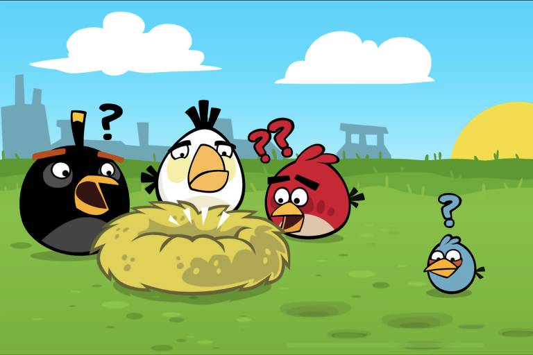 Imagem do jogo 'Rovio Classics: Angry Birds', da Rovio