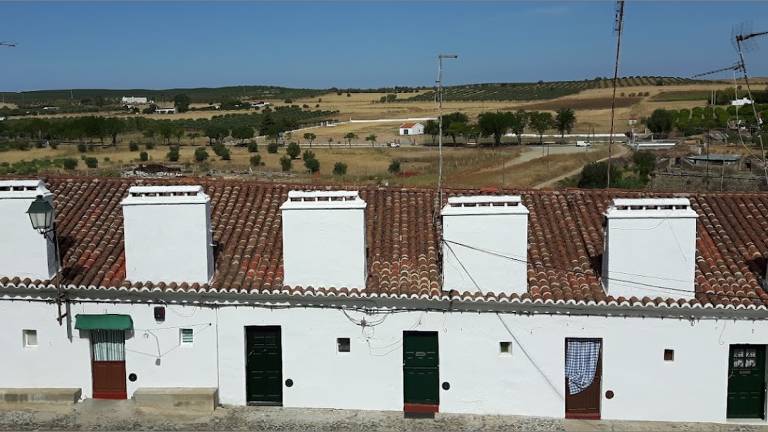 Vista de Campo Maior, em Portugal
