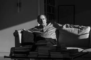 Philip Roth at his home in New York, Jan. 5, 2018, the year he died. (Philip Montgomery/The New York Times)