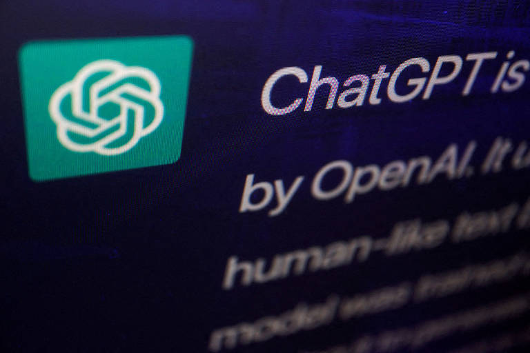 Logo da OpenAI, empresa proprietária do ChatGPT