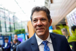 FILE PHOTO: Brazil's Finance Minister Fernando Haddad attends a meeting with mayors in Brasilia