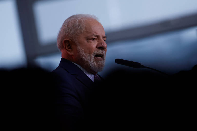O presidente Lula (PT) em cerimônia no Palácio do Planalto, em Brasília