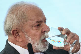 O presidente Lula (PT) durante lançamento do Mais Médicos