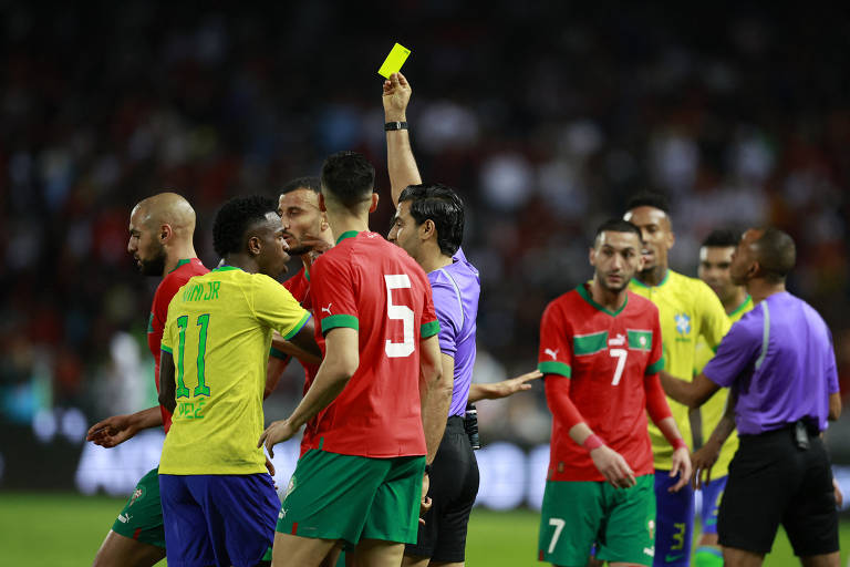 Veja imagens do amistoso entre Brasil e Marrocos