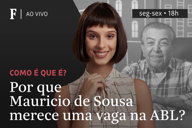 TV Folha discute se Mauricio de Sousa merece uma vaga na ABL