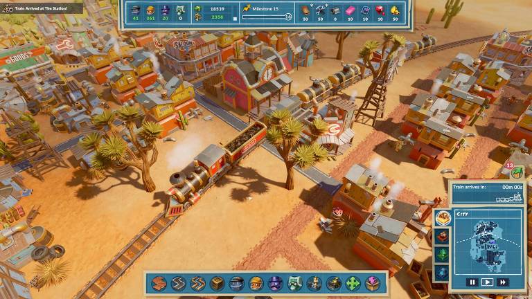 Imagem do jogo 'SteamWorld Build'
