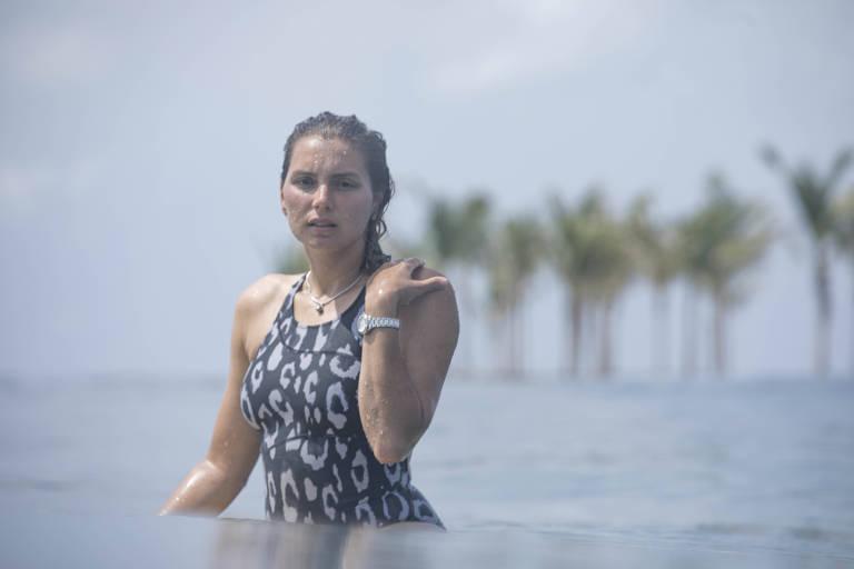 A surfista Maya Gabeira