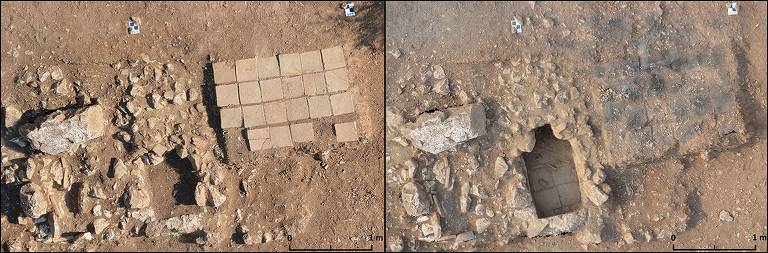 Arqueólogos encontram 'pregos mortos' em necrópole do Império Romano