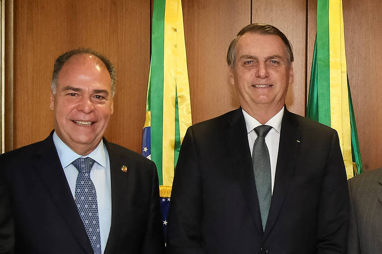 O ex-presidente da República Jair Bolsonaro em encontro com autoridades