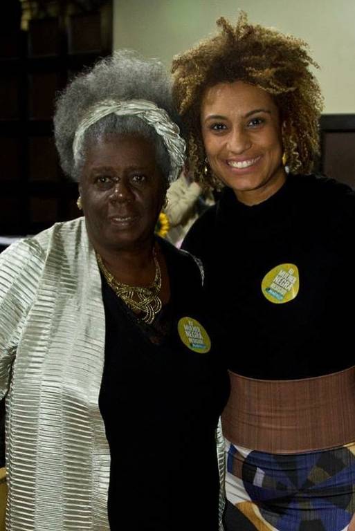Marielle Franco com Conceição Evaristo