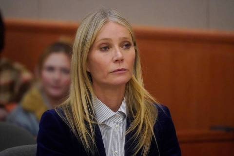 US actress Gwyneth Paltrow reacts to the verdict in the trial over her 2016 ski collision with 76-year-old Terry Sanderson on March 30, 2023, in Park City, Utah. - Hollywood star Gwyneth Paltrow defeated a lawsuit on March 30, 2023, that was claiming $3.3 million damages over an accident on a Utah ski slope in 2016.
A unanimous jury in the US state found the actress did not cause the crash with retired optometrist Terry Sanderson. (Photo by Rick Bowmer / POOL / AFP) ORG XMIT: UTRB126