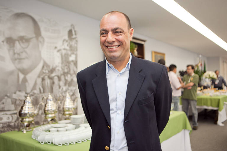 José Auricchio Júnior, prefeito de São Caetano do Sul, durante evento da São Silvestre, em SP