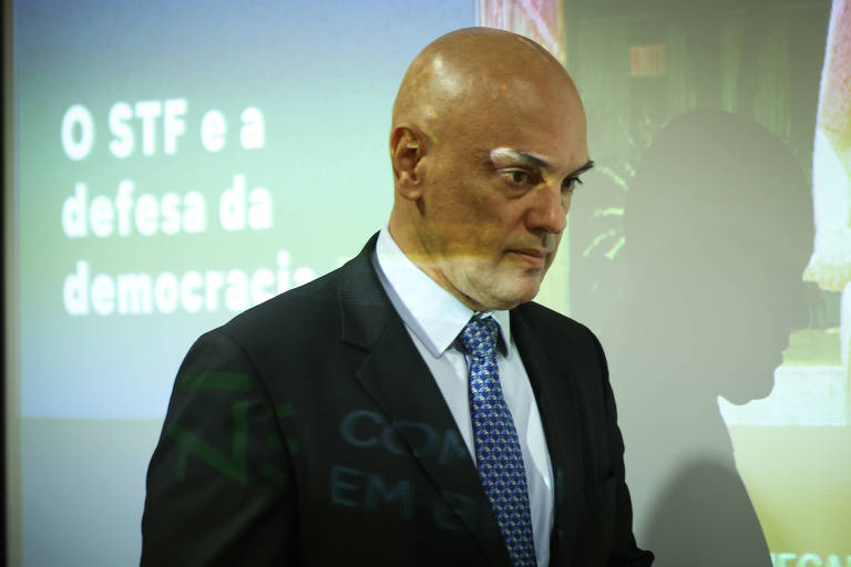 O ministro do STF Alexandre de Moraes, em SP
