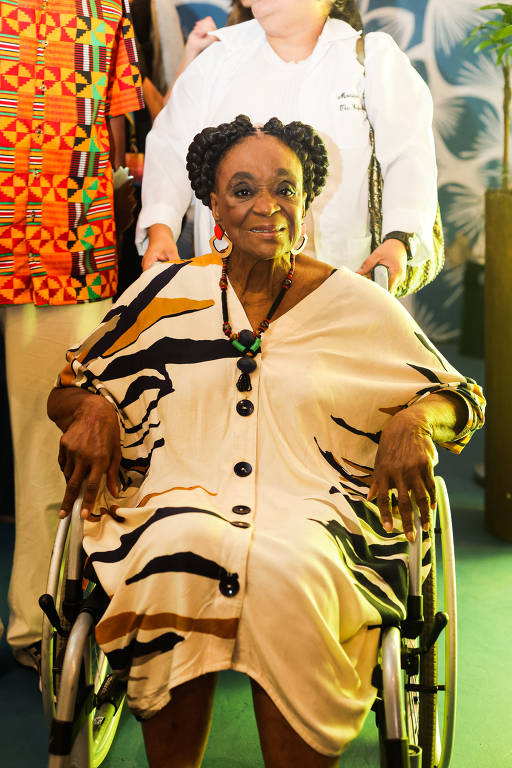 A atriz e homenageada do Prêmio Shell, Léa Garcia