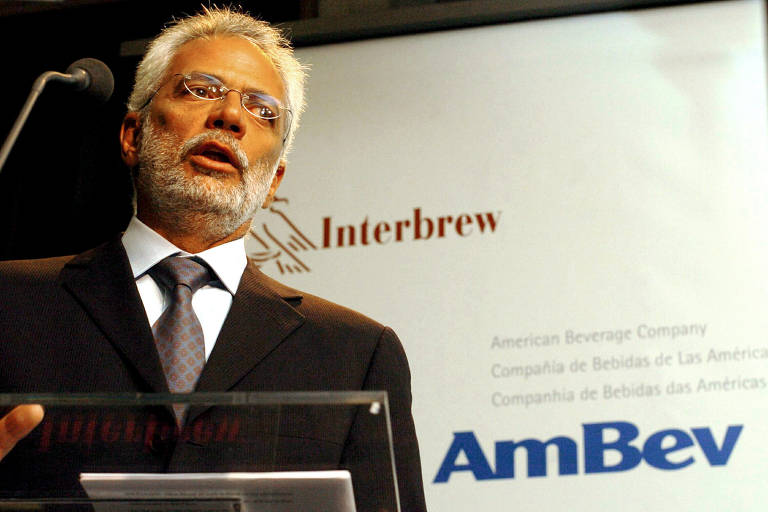 Marcel Telles, executivo da Ambev, durante entrevista coletiva, em Bruxelas, na Bélgica. Sócio de Lemann, ele é o atual quarto colocado da lista da Forbes.