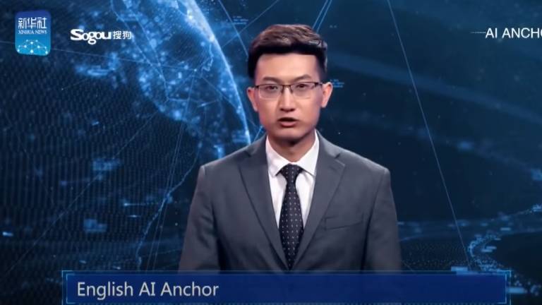 "Robô" apresentador de telejornal criado por inteligência artificial na China
