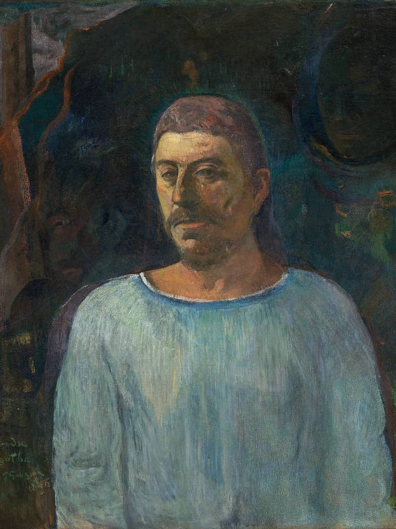Autorretrato (perto do Gólgota) de Paul Gauguin, 1896