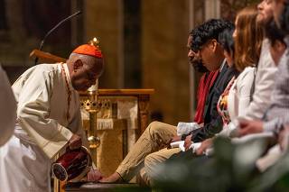Cardinal Wilton Gregory Celebrates Holy Thursday Mass Ahead Of Easter
