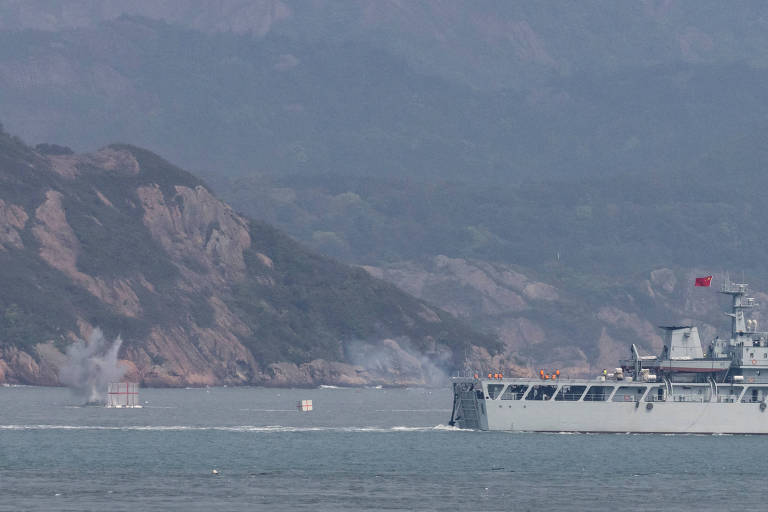 China realiza exercício militar próximo a Taiwan; veja fotos de hoje
