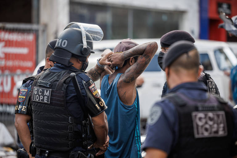 Polícia prende 6.553 pessoas no centro de São Paulo em 2023; roubo cai, estupro aumenta