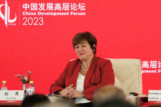 FILE PHOTO: China Development Forum 2023 in Beijing