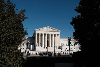 The U.S. Supreme Court in Washington, March 7, 2023. (Michael A. McCoy/The New York Times)