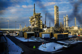 The Mongstad refinery in Austrheim, Norway, Jan. 23, 2013. (Kyrre Lien/The New York Times)