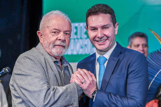Lula com a ministro Jader Filho