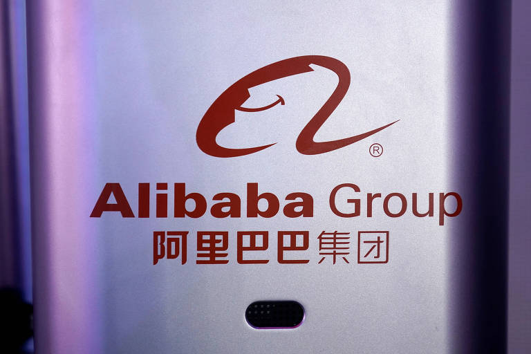 Logotipo da empresa chinesa Alibaba, que desenvolve modelo de inteligência artificial generativa