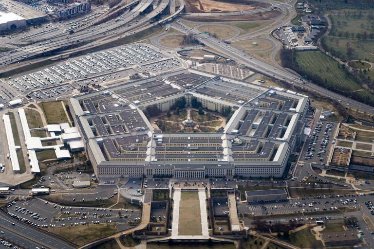 Pentágono, sede do Departamento de Defesa, em Washington, nos EUA