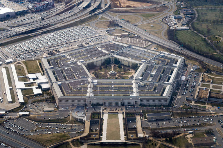 Imagem aérea do Pentágono, em Washington (EUA)