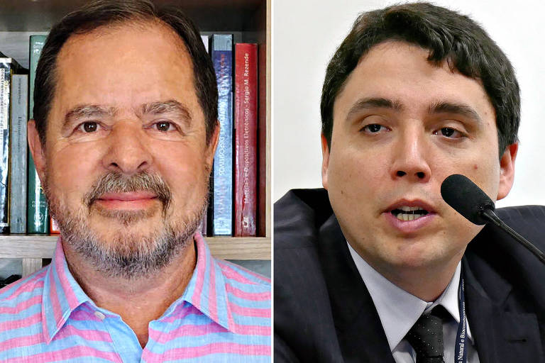 À esquerda o Ex-ministro Sergio Machado Rezende e à direita Pietro Adamo Sampaio Mendes