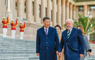 Brazilian President Luiz Inacio Lula da Silva meets with Chinese President Xi Jinping in Beijing