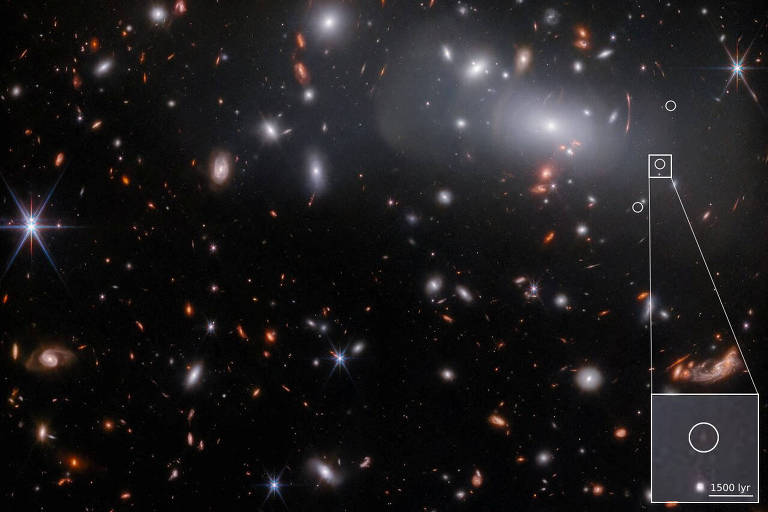 Descoberta de galáxia compacta mostra poder 'incrível' do telescópio Webb
