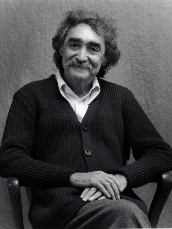 O artista venezuelano Jesús Soto em 1988