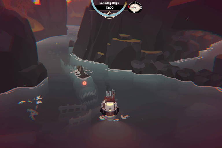 Imagem do game 'Dredge', desenvolvido pelo estúdio neozelandês Black Salt Game