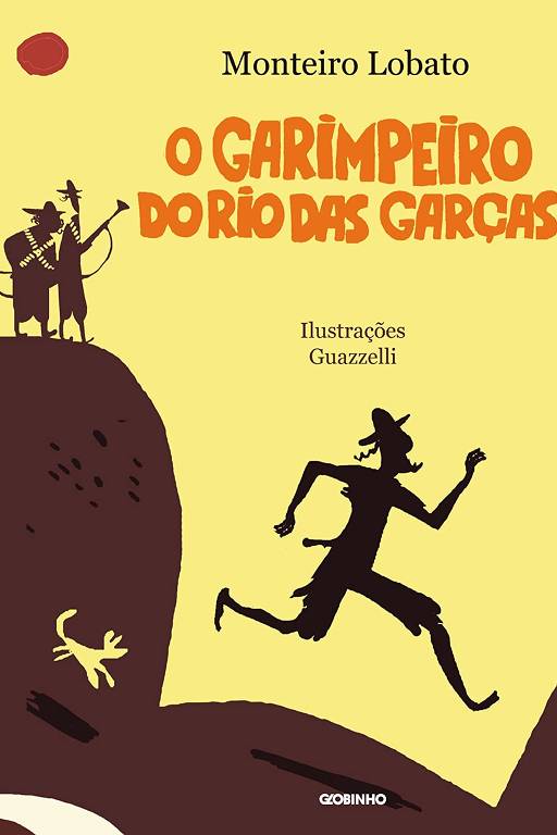 Capa do livro "O Garimpeiro do Rio das Garças", de Monteiro Lobato