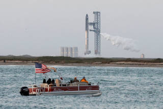SpaceX Starship launches from Boca Chica near Brownsville
