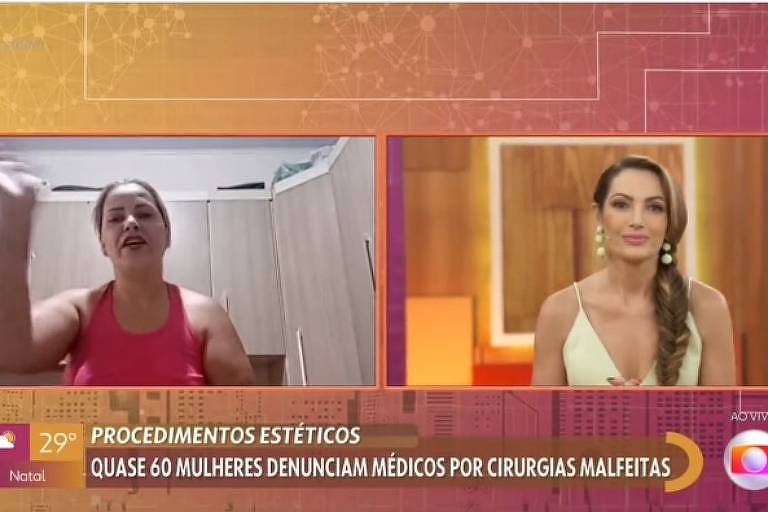 Entrevistada chama Patrícia Poeta de Fátima ao vivo no Encontro