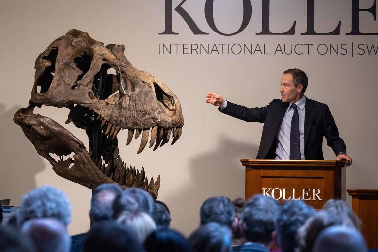 Esqueleto de Tyrannosaurus rex é vendido por R$ 30 milhões na Suíça